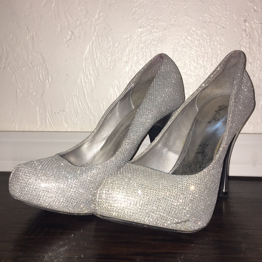 Sparkly high heels